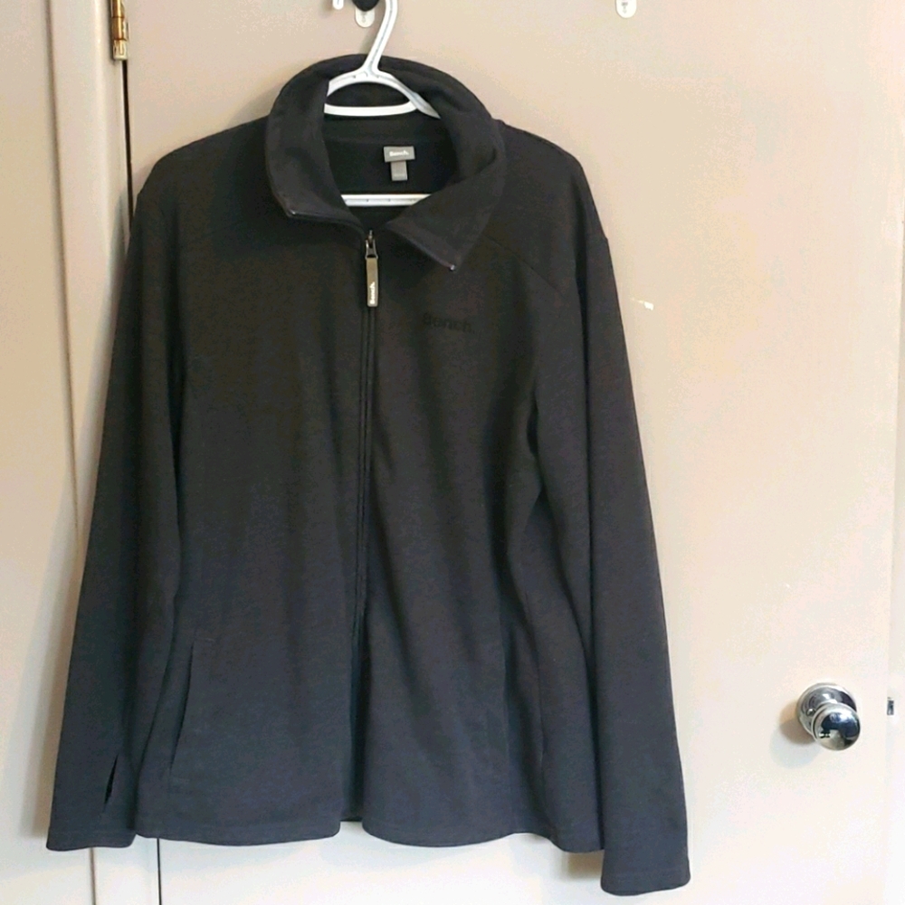 XXL Bench zip sweater charcoal grey